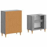 2 Piece Bathroom Cabinet Set ALKMAAR Grey Sonoma 3417591