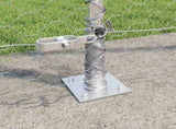 Welded Wire Fence with Concrete Base 100 x 1.6 m 3353885