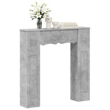 Fireplace Surround Concrete Grey 102 x 20 x 102 cm 8006636