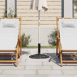 Umbrella Base Black 48x48x33 cm Cast Iron 317749