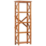 Bookshelf 60x30x160 cm Solid Acacia Wood Honey Finish 289625