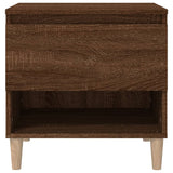 Bedside Tables 2 pcs Brown Oak 50x46x50 Engineered Wood 819547