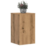 ZNTS Plant Stands 2 pcs Artisan Oak 30x30x50 cm Engineered wood 852923