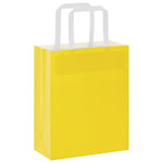 ZNTS Paper Bags 250 pcs with Handles Yellow 18x8x22 cm 4102006