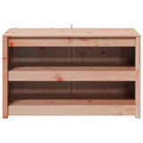 Outdoor Kitchen Cabinet MEPPEL 2 pcs White Solid Pine Wood 3443795