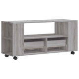 TV Cabinet Grey Sonoma 102x34.5x43 cm Engineered Wood 833748