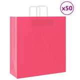 ZNTS Paper Bags 50 pcs with Handles Pink 45x17x48 cm 4101891