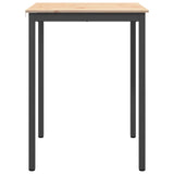 Bar Table Natural 80 x 80 x 105 cm Solid Pine Wood 892801