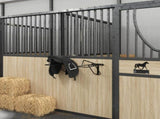 Foldable Saddle Rack Wall Mounted Black Iron 172437