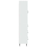 Cabinet Set 2 pcs High Gloss White 66 x 34.5 x 90 cm 3416641