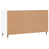 Shoe Cabinet High Gloss White 102x36x60 cm Engineered Wood 831406