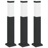 Bollard Lights 3 pcs 50 cm Black IP44 4006072