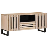 TV Cabinet 100x34x46 cm Solid Wood Mango 377507