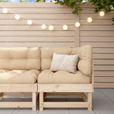 Garden Corner Sofa Solid Wood Pine 825366