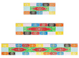 Wall Shelves 3 pcs Multicolour 100 x 20 x 6 cm Solid Mango Wood 4017577