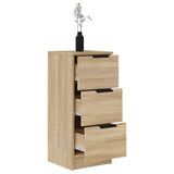 Sideboard Sonoma Oak 30x30x70 cm Engineered Wood 811157