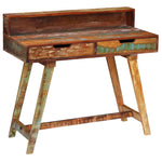 ZNTS Desk Solid Reclaimed Wood 243270