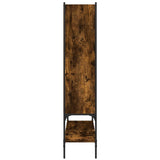 Bookcase Smoked Oak 102x30x141.5 cm Engineered Wood 3214331