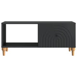 Coffee Table Black 90 x 50 x 40 cm Engineered Wood 894266