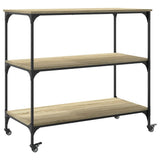 Kitchen Trolley Sonoma Oak 102x50x95 cm Engineered Wood 842322