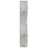 Bathroom Cabinet with Open Shelf UTRECHT Concrete Grey 897698