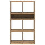 Book Cabinet Artisan Oak 66x31x112 cm Engineered Wood 860309