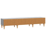 TV Cabinet Grey Sonoma 147 x 34.5 x 30 cm Engineered Wood 894251