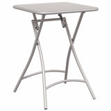 Bistro Set 3 pcs Beige Steel 42002953