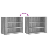 Wall Cabinet Grey Sonoma 75x35x60 cm Engineered Wood 848421