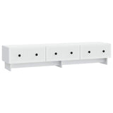 TV Cabinet with Drawer White 147 x 34.5 x 30 cm Engineered Wood 894015