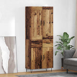 Highboard Old Wood 69.5 x 34 x 180 cm Engineered Wood 3415719