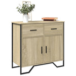 ZNTS Sideboard Sonoma Oak 79.5x35.5x74.5 cm Engineered Wood 848545