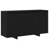 Sideboard Black Oak 135 x 41 x 75 cm Engineered Wood 3333895