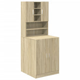Washing Machine Cabinets 2 pcs Sonoma Oak Engineered wood 3307666