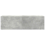 Bathroom Wall Cabinet Concrete Grey 100x25x30 cm Engineered Wood 860097