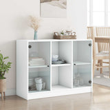 Sideboard White 102x37x75.5 cm Engineered Wood 3295871