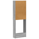 Toilet Cabinet EDE Grey Sonoma 66 x 25.5 x 190 cm 896041