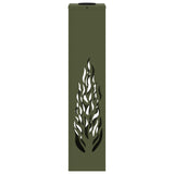 Solar LED Pathway Light 2 pcs Olive Green Cold Rolled Steel 879803