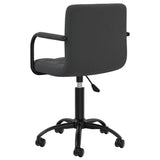 ZNTS Swivel Office Chair Black Velvet 334707