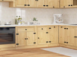 Cabinet SKI Honey Brown 40 x 46 x 81.5 cm Solid Pine Wood 42007561
