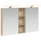 Bathroom Cabinet Set 3 pcs 100 x 10.5 x 60.5 cm Engineered wood 3403706