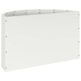 Planter White 60 x 30 x 35 cm Steel 883697