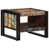 Coffee Table Multicolour 50x50x38 cm Solid Wood Reclaimed 4102714