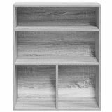 Book Cabinet Grey Sonoma 60x30x71.5 cm Engineered Wood 860315