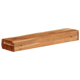 Wall Shelves 2 pcs 60x17x8 cm Solid Wood Acacia 373630
