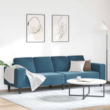 Living Room Couch Blue 250 x 77 x 76 cm 3335090
