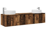 Bathroom Cabinet Set 3 pcs Old Wood 49.5 x 44.5 x 66 cm 3405715