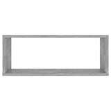 Wall Cube Shelf 6 pcs Concrete Grey 60x15x23 cm Engineered Wood 807147