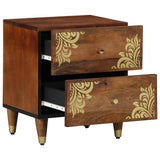 Bedside Cabinet with Drawer 2 pcs Honey Brown 40 x 33 x 46 cm 4018735