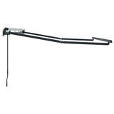 Awning Frame Retractable Manual Anthracite 3 x 2 m Metal 42002545